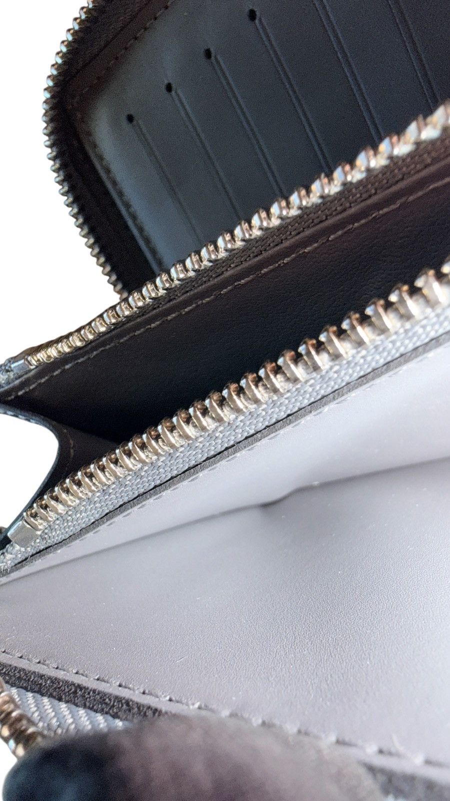 Louis Vuitton Louis Vuitton 2D Silver Metallic Mirror Zippy Long Wallet Size ONE SIZE - 17 Thumbnail