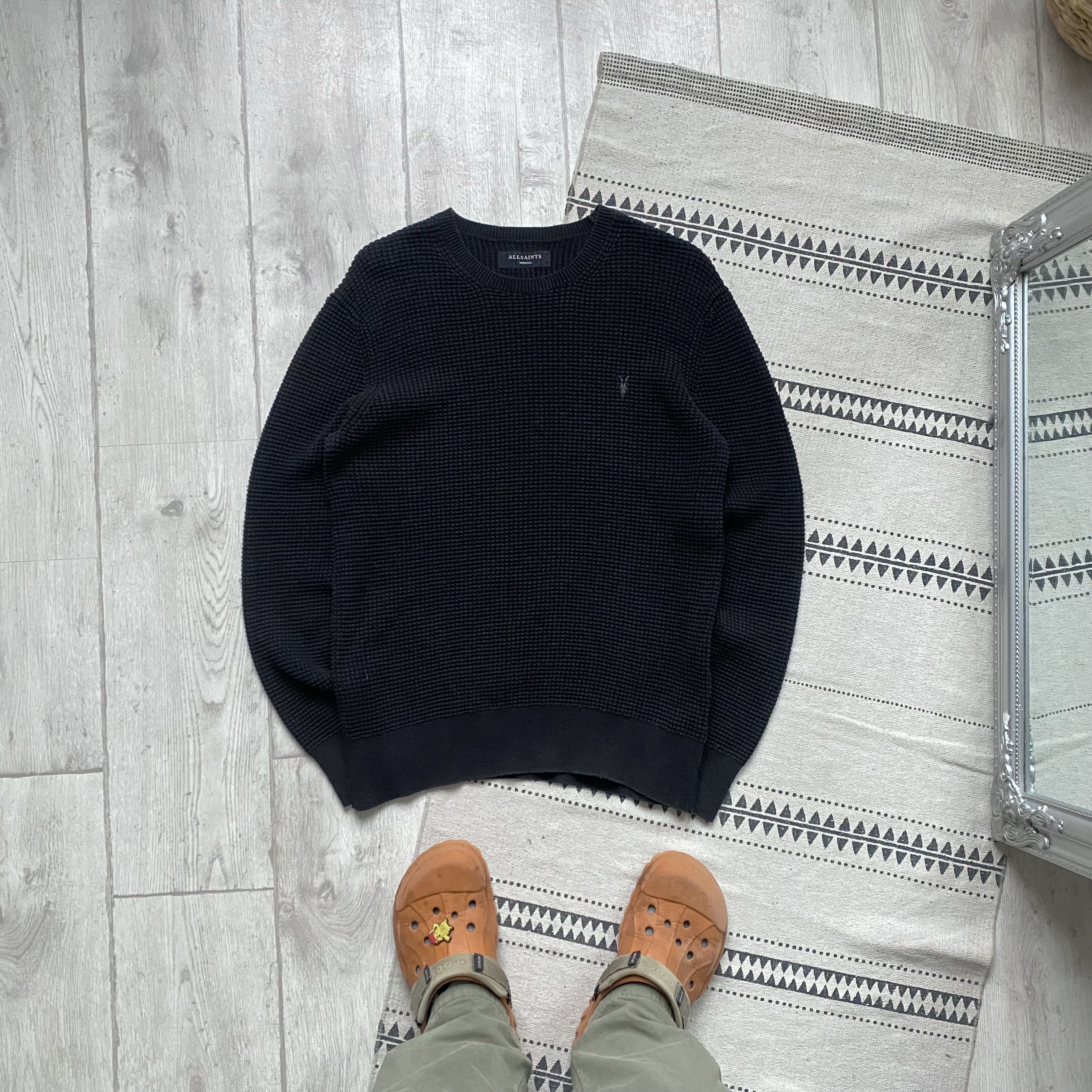 Allsaints Designer Allsaints ribbed knit Sweater Avant-garde Size US M / EU 48-50 / 2 - 1 Thumbnail