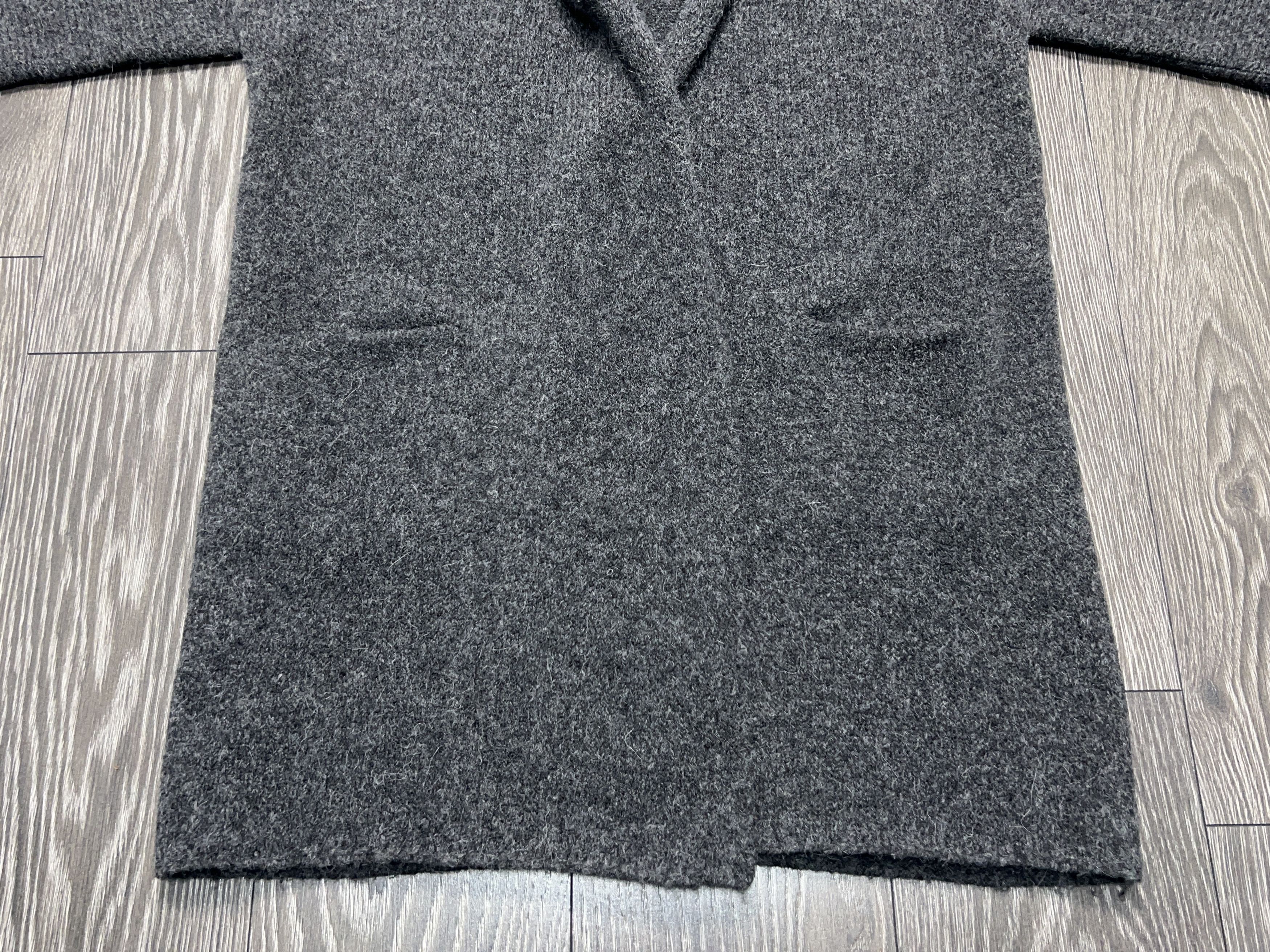 Zadig & Voltaire MIA BWN Gray Open Cardigan Sweater Alpaca Wool Size XS/S Size S / US 4 / IT 40 - 4 Thumbnail