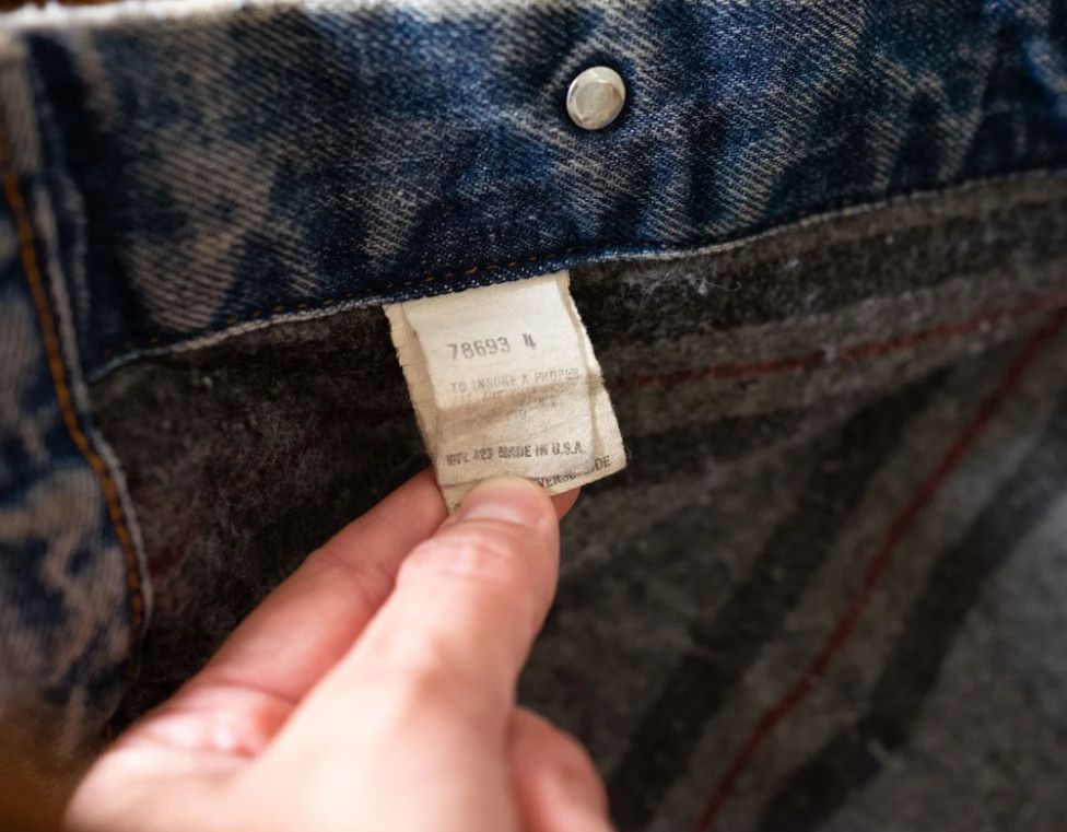 Levi's Men's Vintage 1980's Levi Blanket Lined Jacket Size US M / EU 48-50 / 2 - 9 Thumbnail