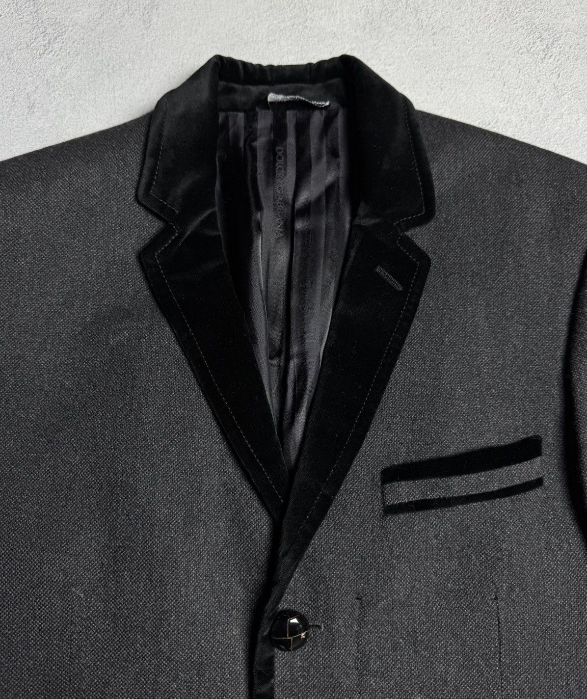 Dolce & Gabbana Dolce Gabbana Women’s Angora Wool V-Neck Blazer Jacket Size 44S - 8 Thumbnail