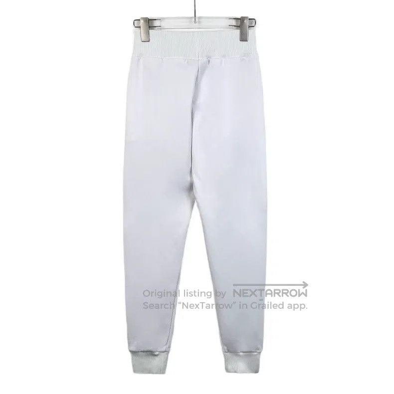 Fendi Fendi White Side Logo Letter Drawstring Leisure Long Pants Size 42" / US 20 - 2 Thumbnail