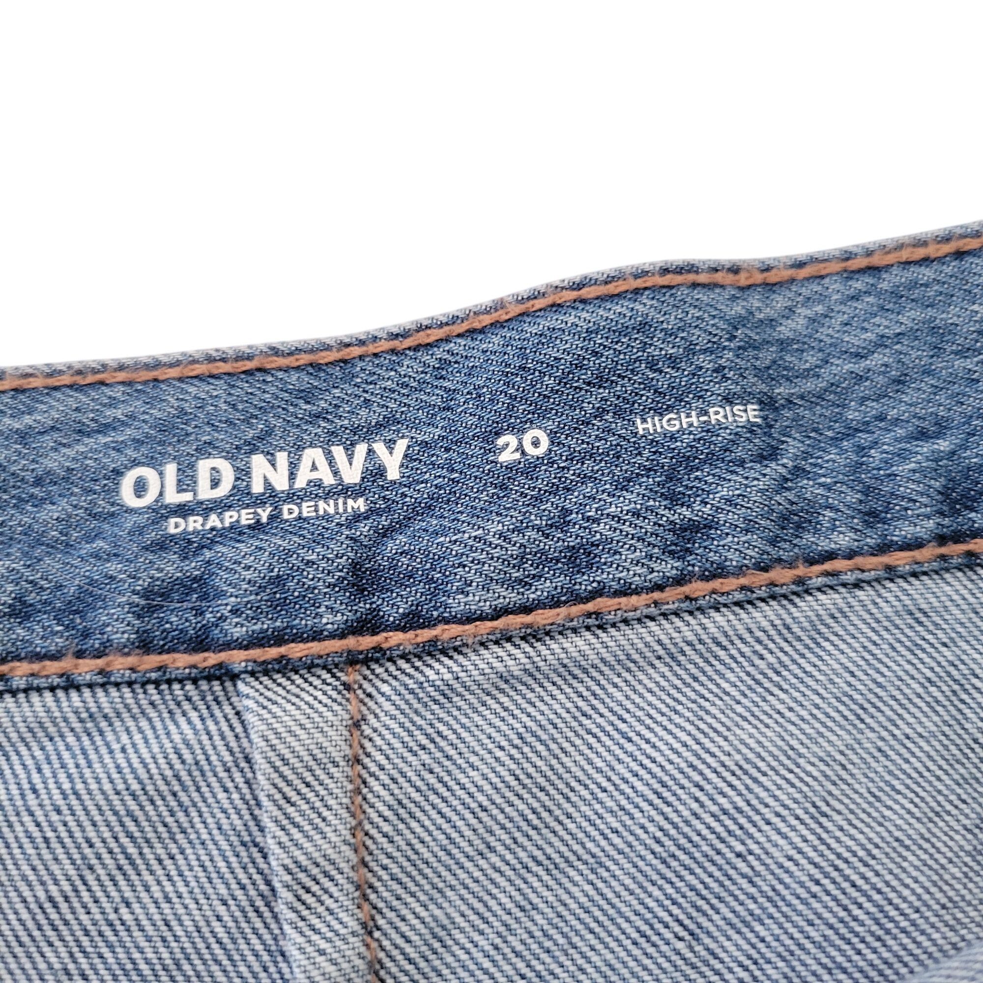 Old Navy Old Navy 20 Blue Jean Denim Skirt A Line Western Modest Chur Size 42" / US 20 - 2 Thumbnail