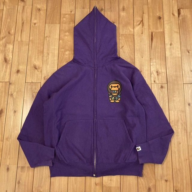 Bape BAPE Milo Full Zip Hoodie a bathing ape NIGO Size US L / EU 52-54 / 3 - 2 Thumbnail