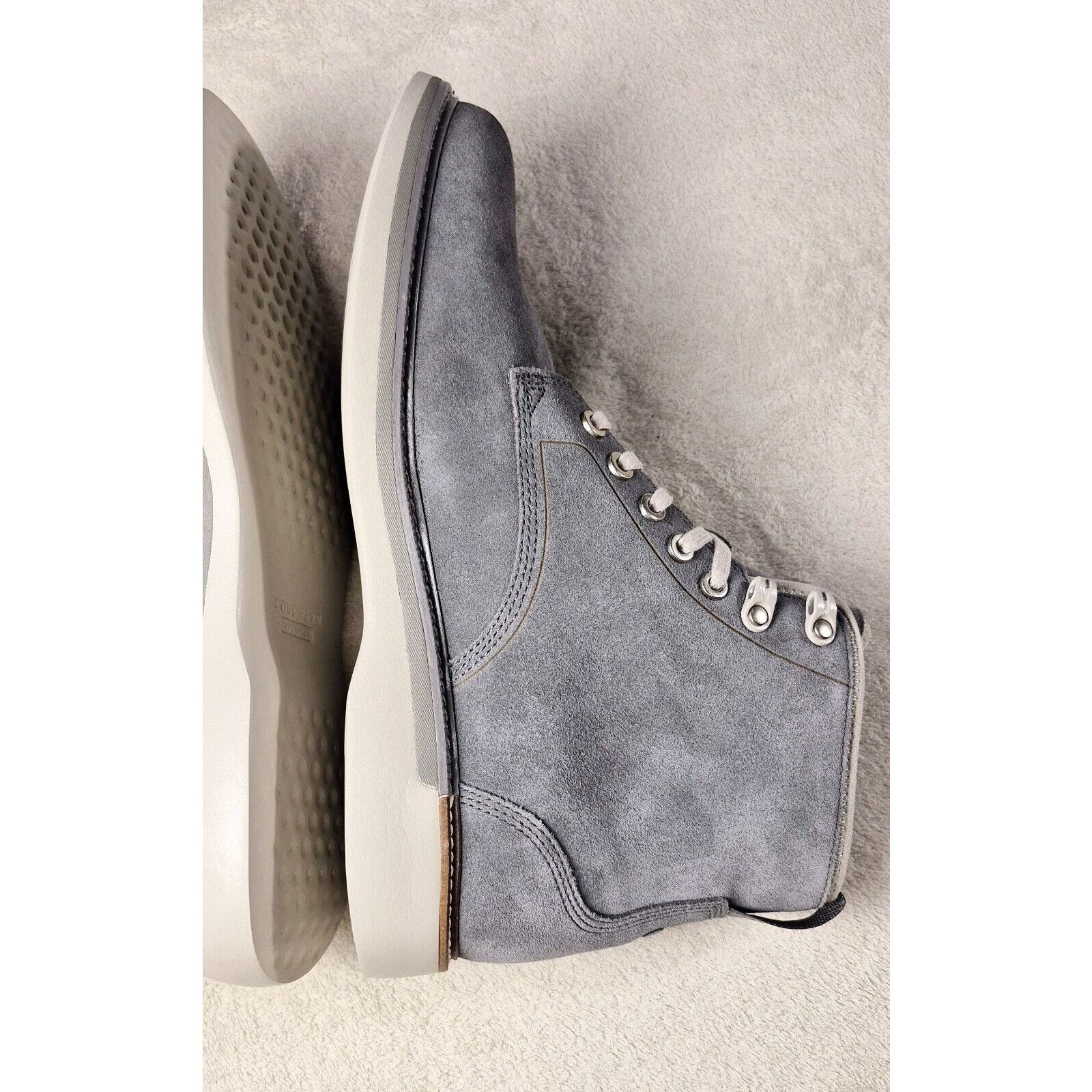 Cole Haan Cole Haan Grand 360 Grey Men's Suede Boots High Shoes 9.5 M Size US 9.5 / EU 42-43 - 10 Thumbnail