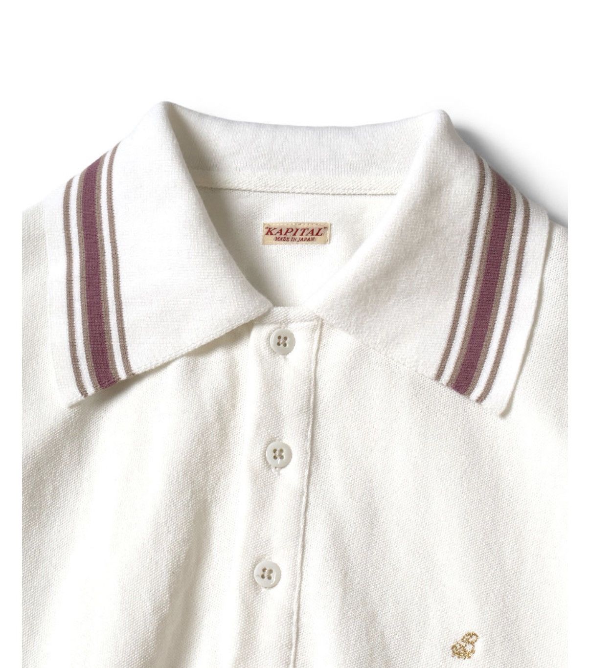 Kapital KAPITAL Kanoko Retro Polo shirt size 4 Size US XL / EU 56 / 4 - 2 Thumbnail