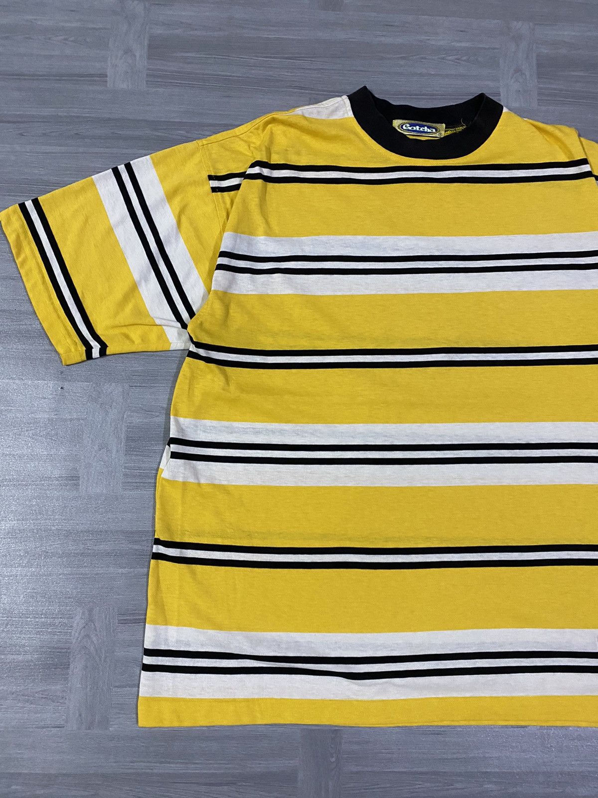 Gotcha Vintage 🔥RARE🔥 Gotcha Striped Tee Size US XL / EU 56 / 4 - 5 Thumbnail