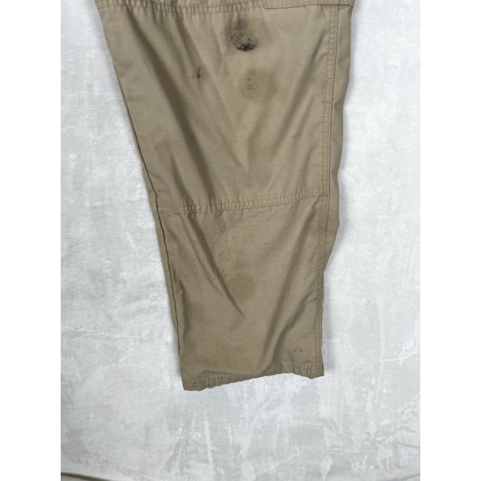 Vintage 5.11 Tactical Cargo Pants 44x32 Tan Beige Ripstop Canvas Cotton Regular Straight Pants Mens Army USA 5.11 Taclite Pro Cargo Pocket Size US 44 / EU 60 - 5 Thumbnail