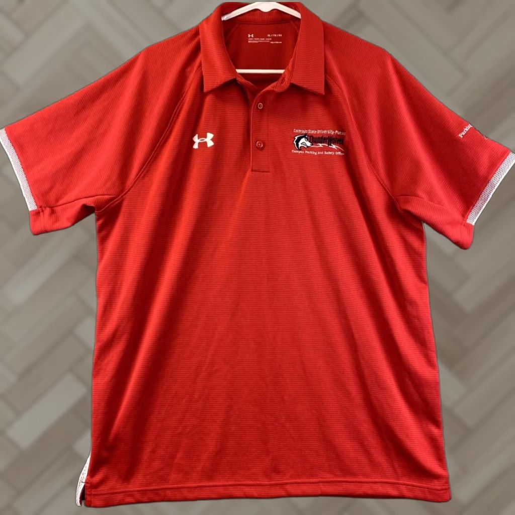 Under Armour VINTAGE? No. Under Armour Golf Polo Performance Shirt XL Loose-Fit Red Men Size US XL / EU 56 / 4 - 1 Thumbnail