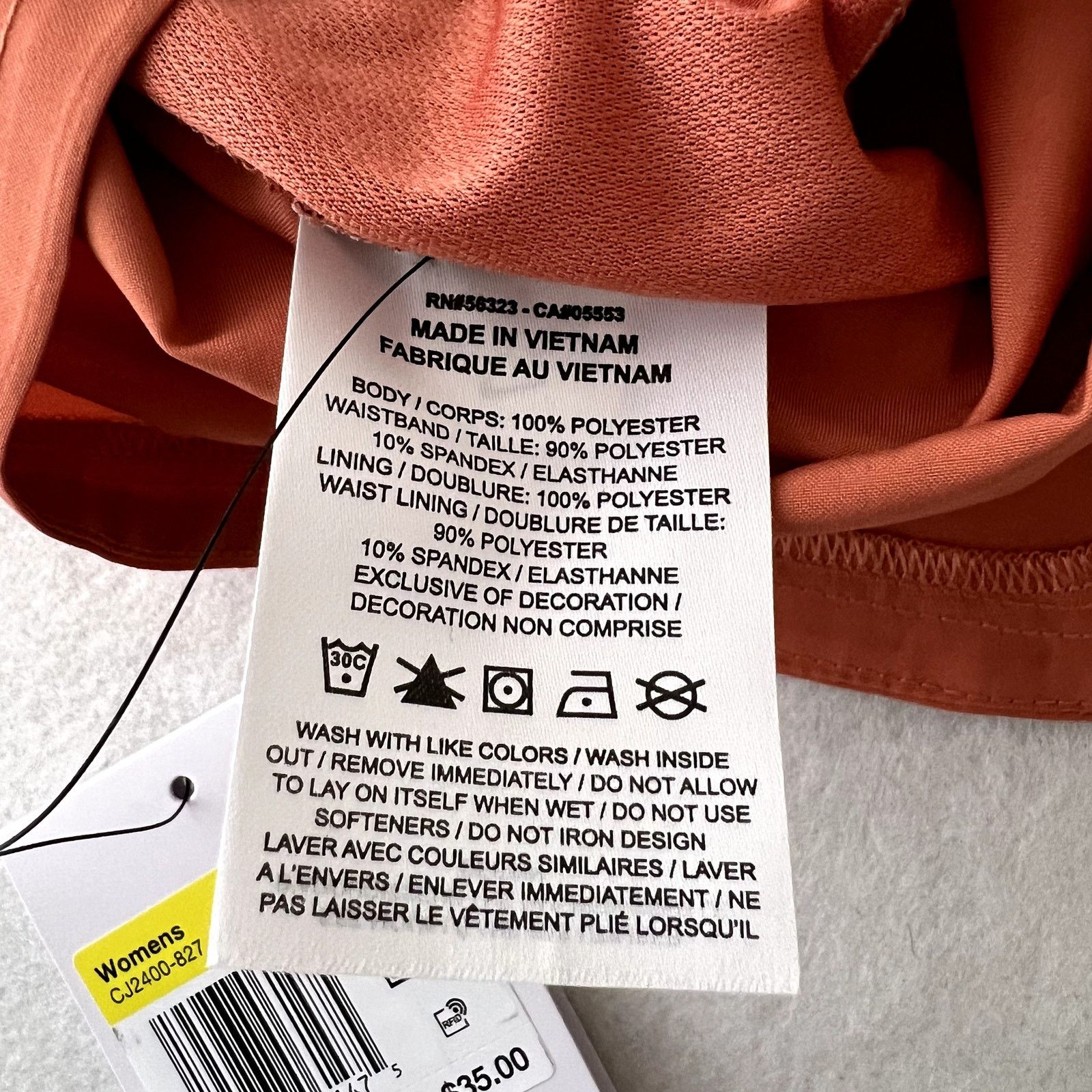 Nike Nike Orange Running Athletic Shorts Size 27" / US 4 / IT 40 - 6 Thumbnail