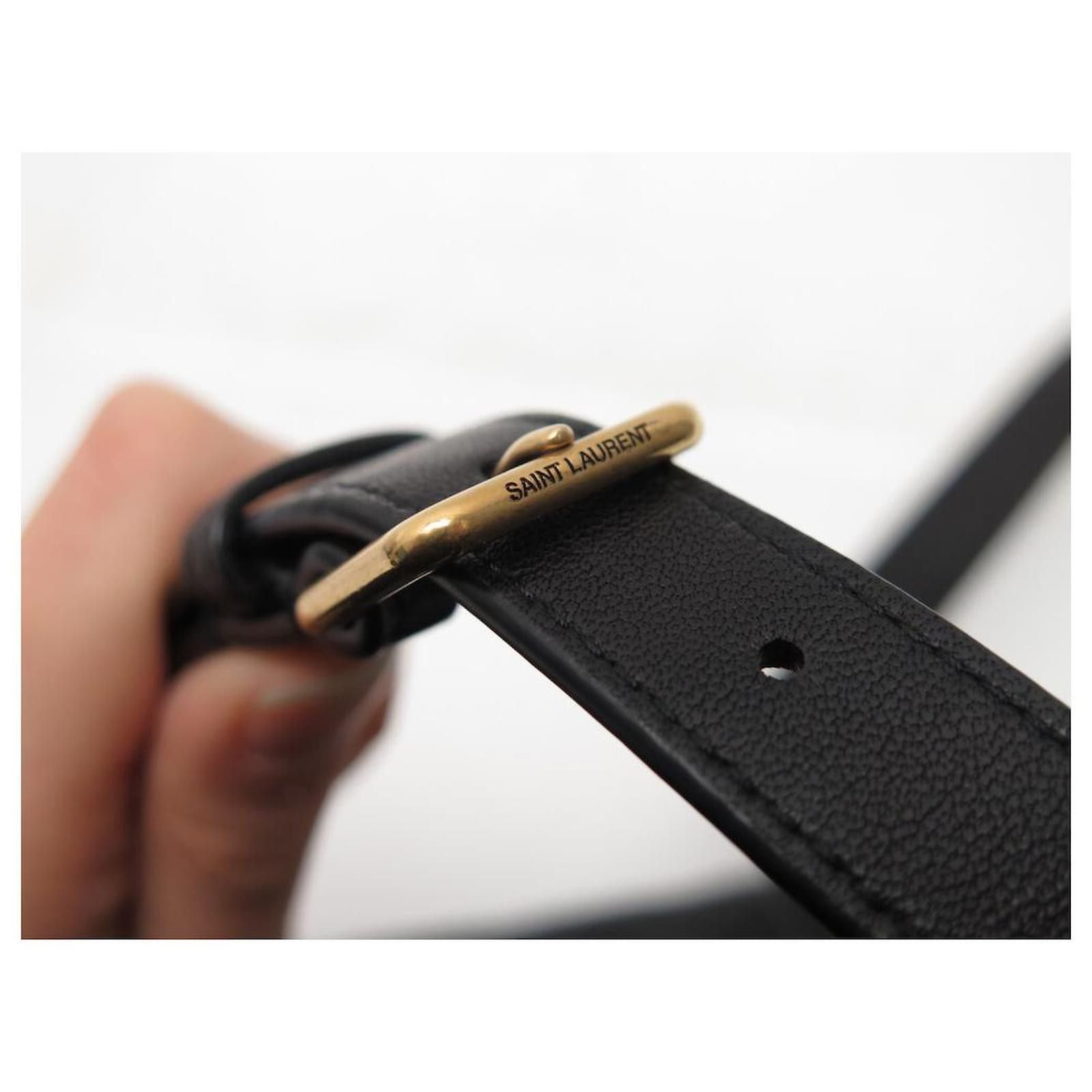 Saint Laurent Paris o1b1hav110824 Size: OS / Gaby Satchel Bag Lambskin in Black Size ONE SIZE - 12 Thumbnail