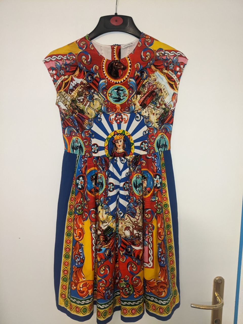 Dolce & Gabbana × Vintage Dolce Gabanna "teatro dei pupi" dress Size S / US 4 / IT 40 - 1 Thumbnail