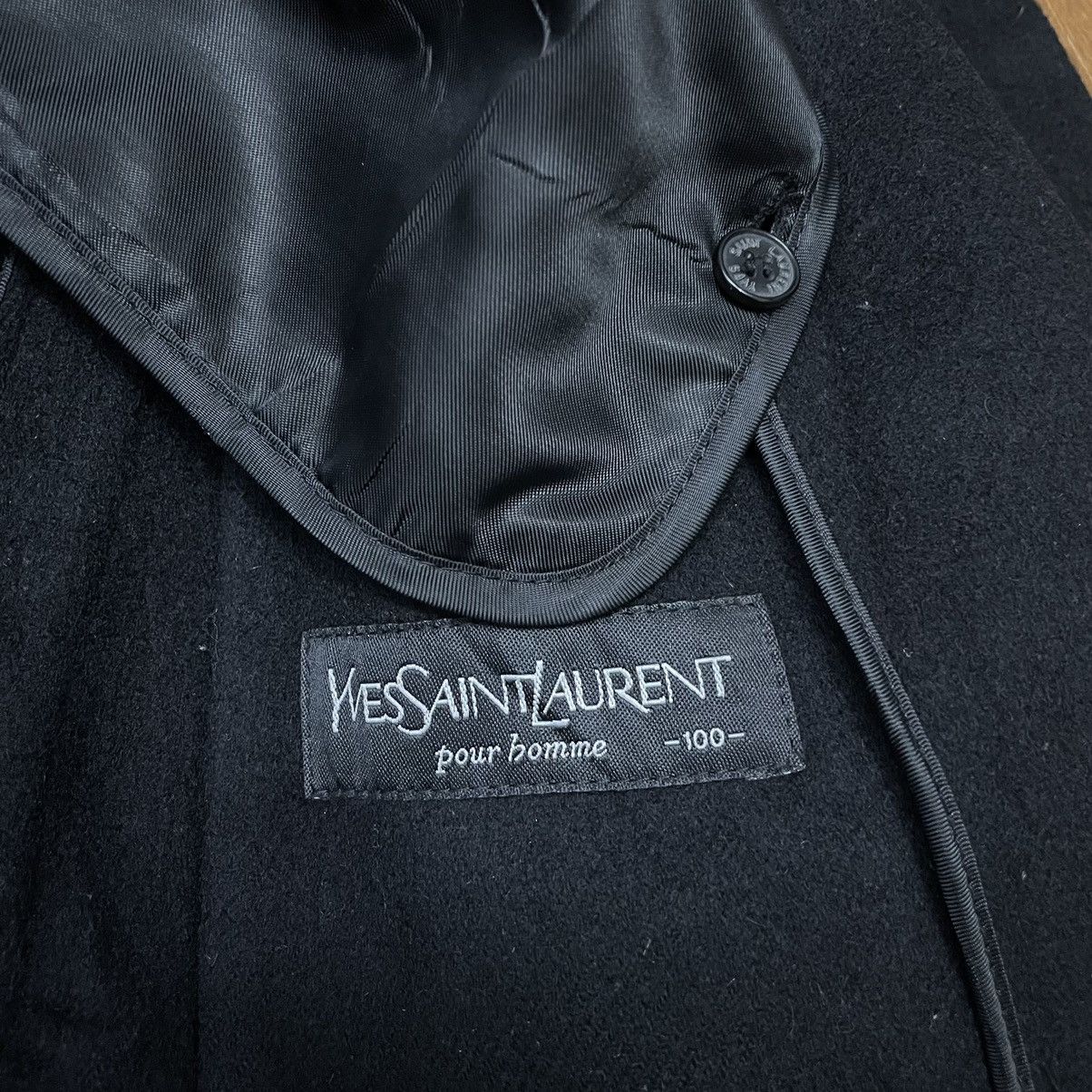 Yves Saint Laurent 100% Wool Vintage YSL Yves Saint Laurent Work Casual Jacket Size US L / EU 52-54 / 3 - 6 Thumbnail