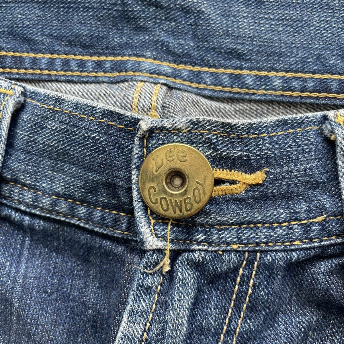 Japanese Brand × Jean × Vintage W32x30.5💥 Vintage Japan Lee Buckle Jeans Faded Denim Pants Size US 32 / EU 48 - 7 Thumbnail