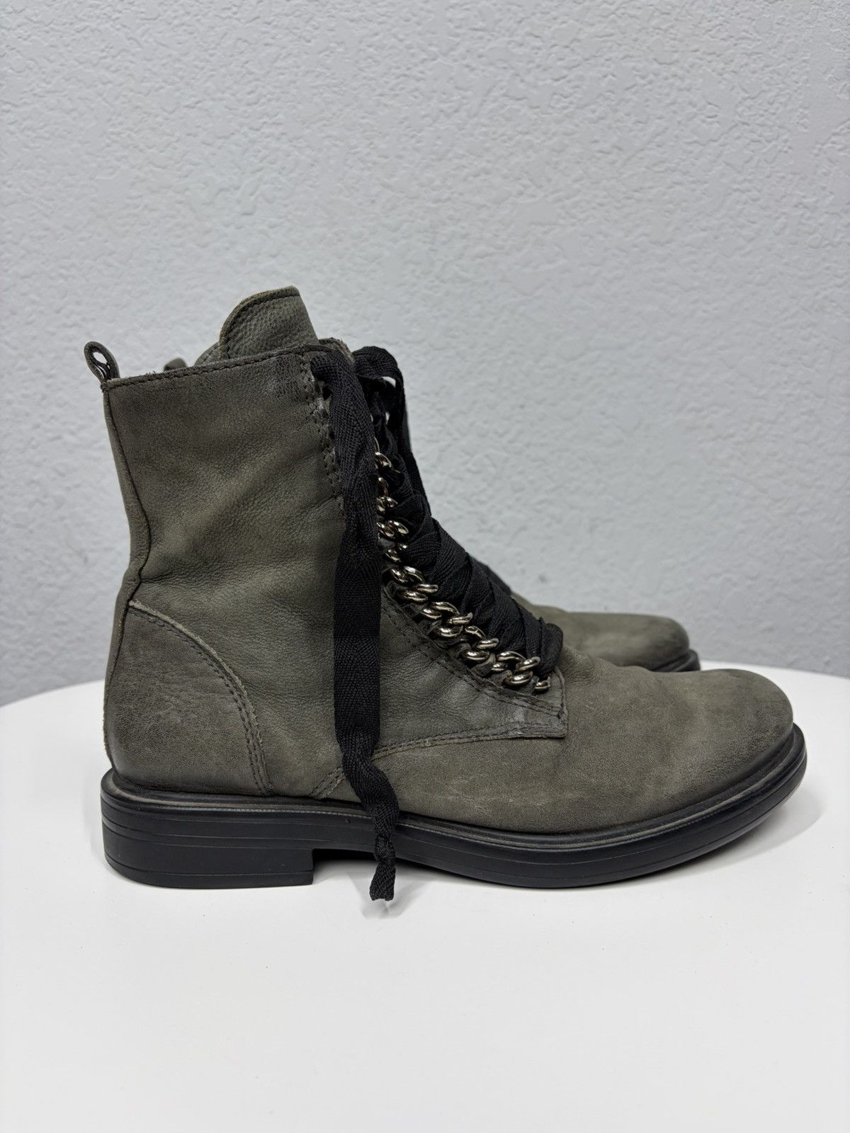 If Six Was Nine AS 98 Vibe Artisan y2k Leather Side Zip Ankle Biker Boots Size US 8 / EU 41 - 7 Thumbnail