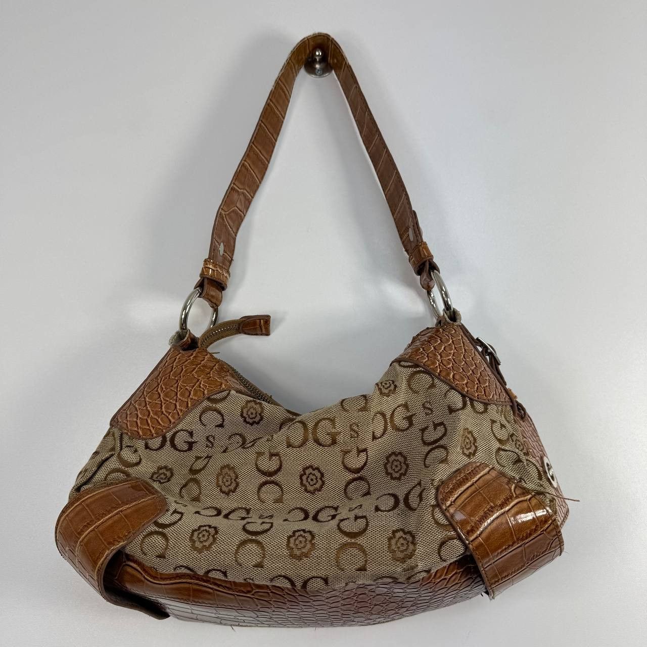Other Gussaci Y2K Mini Shoulder Bag Brown Womens Size ONE SIZE - 7 Thumbnail