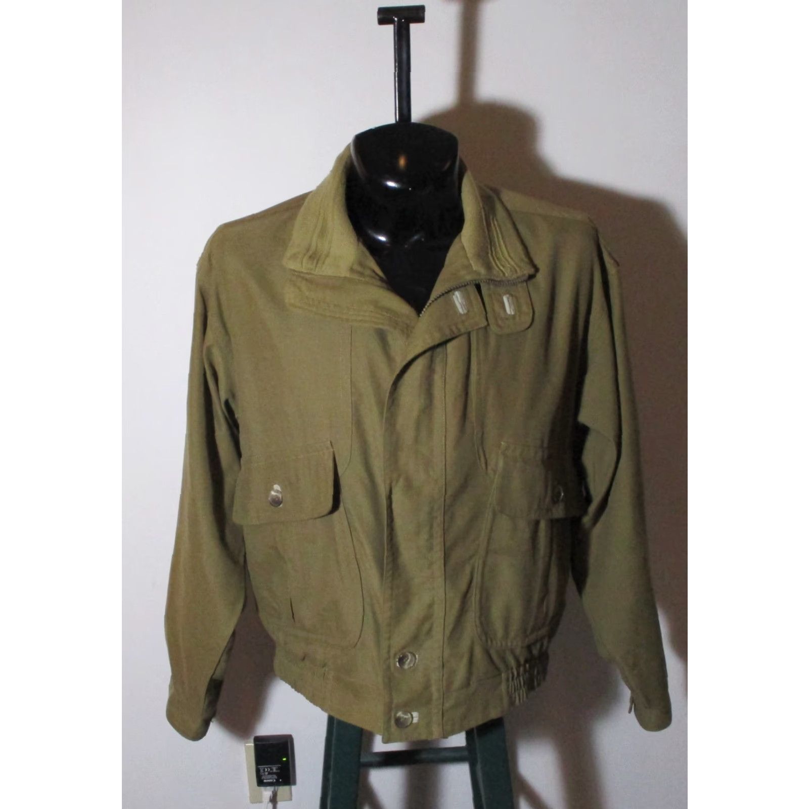 Vintage ABERDEEN Collection Taupe Brown Full Zip Jacket Men's M Size US M / EU 48-50 / 2 - 2 Thumbnail