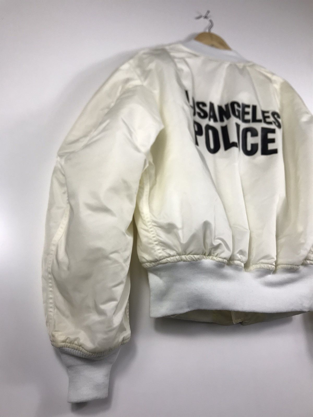 Vintage ⚡️Vintage Ma-1 Hope Mfg Los Angeles Police Bomber Jacket Size US XL / EU 56 / 4 - 15 Thumbnail