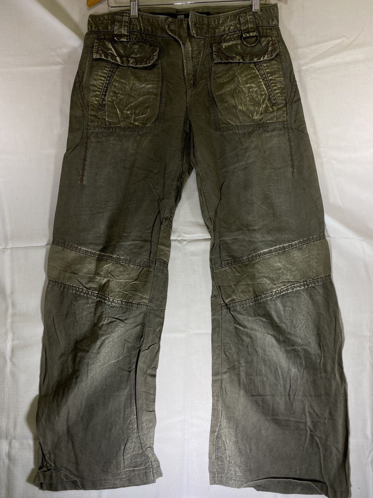 Marithe + Francois Girbaud front pocket belach baggy pants Size US 34 / EU 50 - 1 Thumbnail