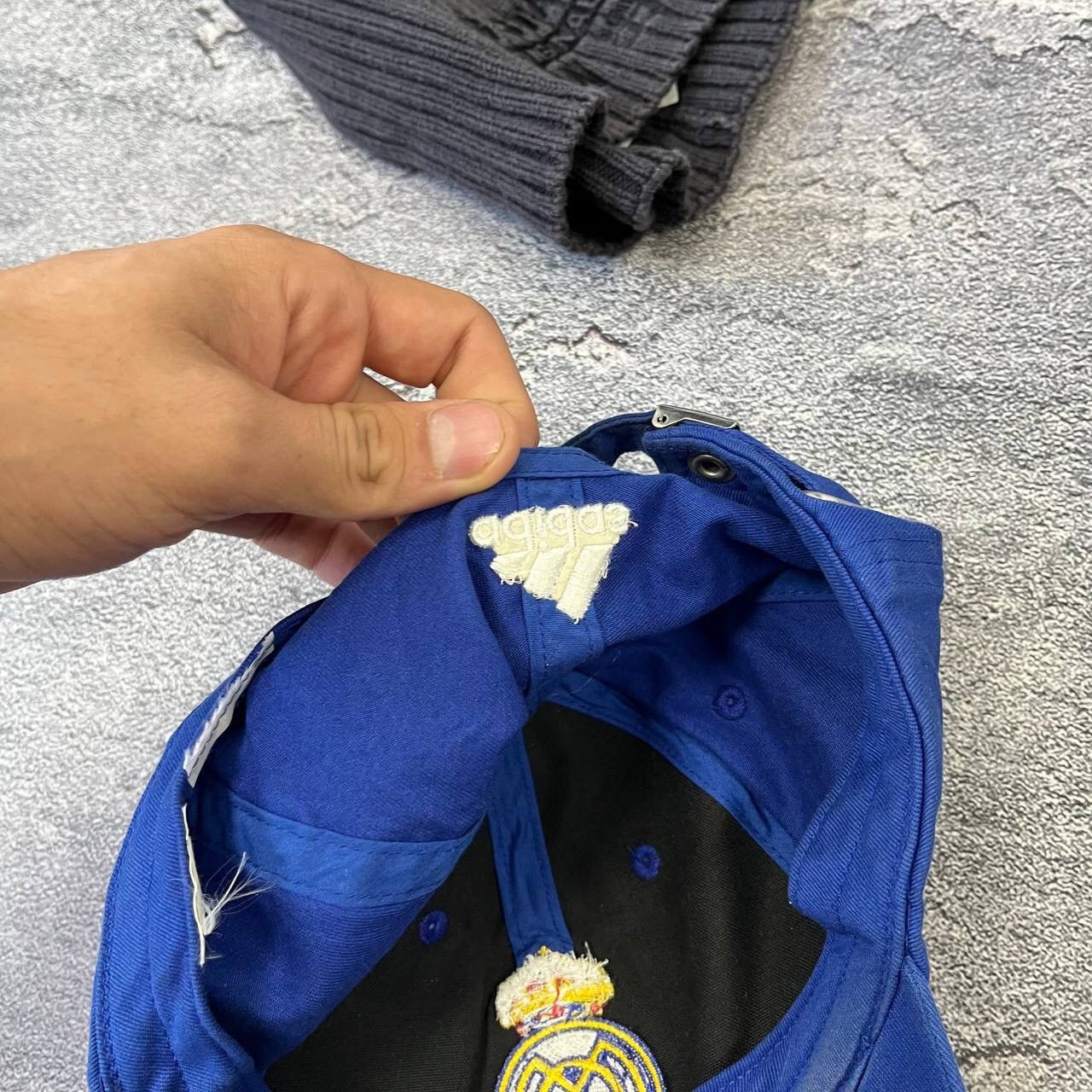 Adidas Vintage Adidas Real Madrid Football Soccer Y2K Hat Cap Size ONE SIZE - 3 Thumbnail
