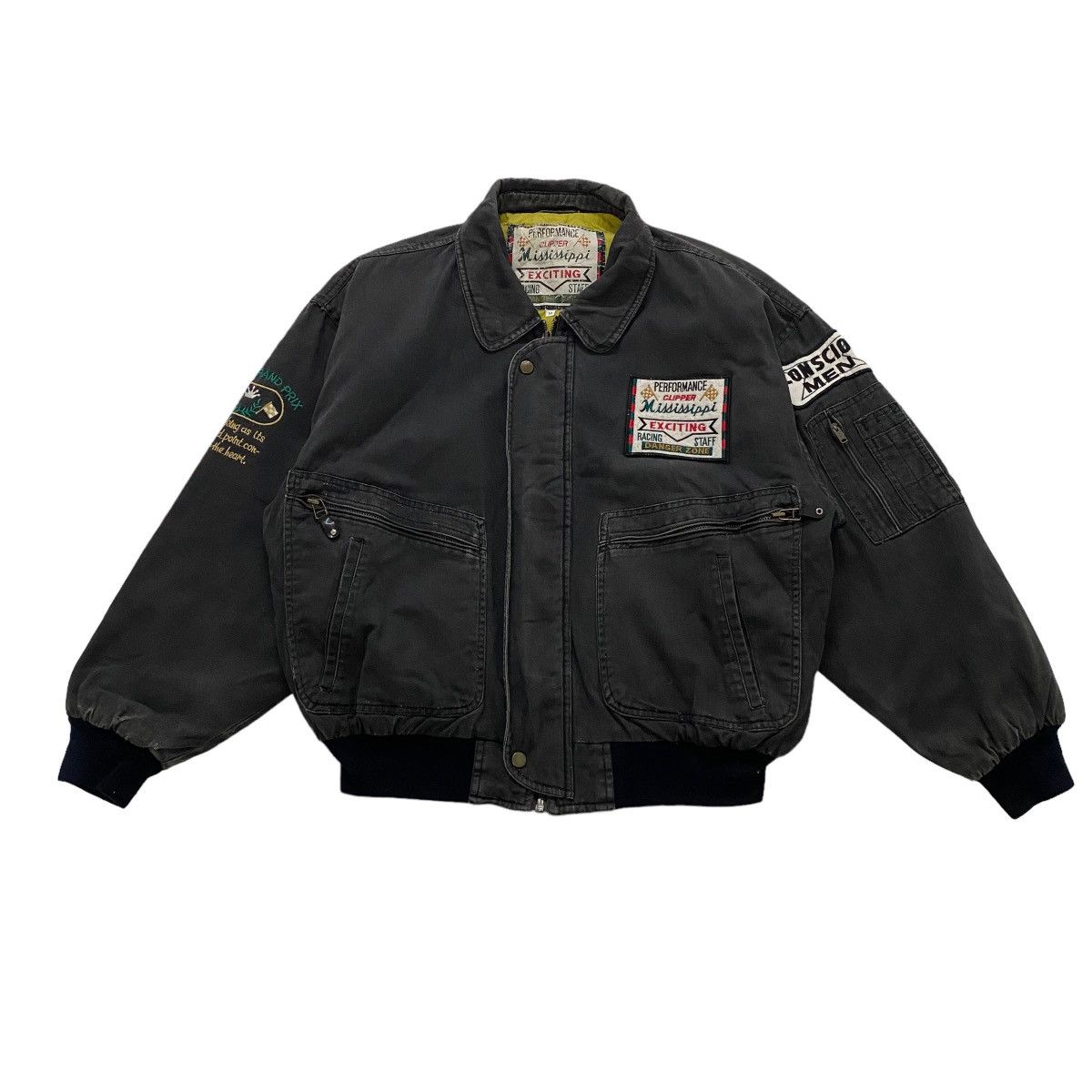 Vintage ☀️Exciting Racing Staff bomber style jacket Size US M / EU 48-50 / 2 - 1 Thumbnail