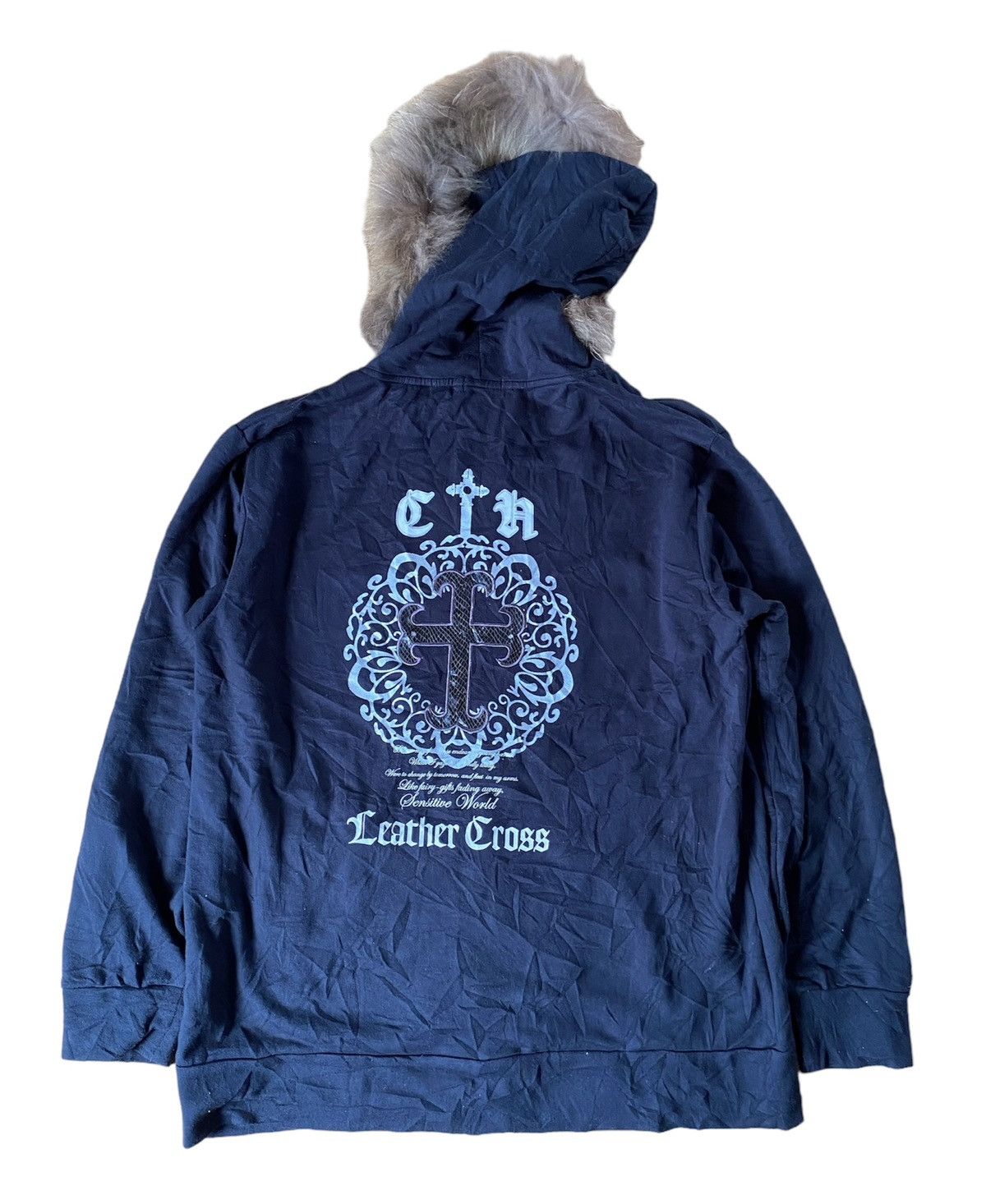 PPFM Craps poem Fur Hoodie ppfm style Size US L / EU 52-54 / 3 - 2 Thumbnail