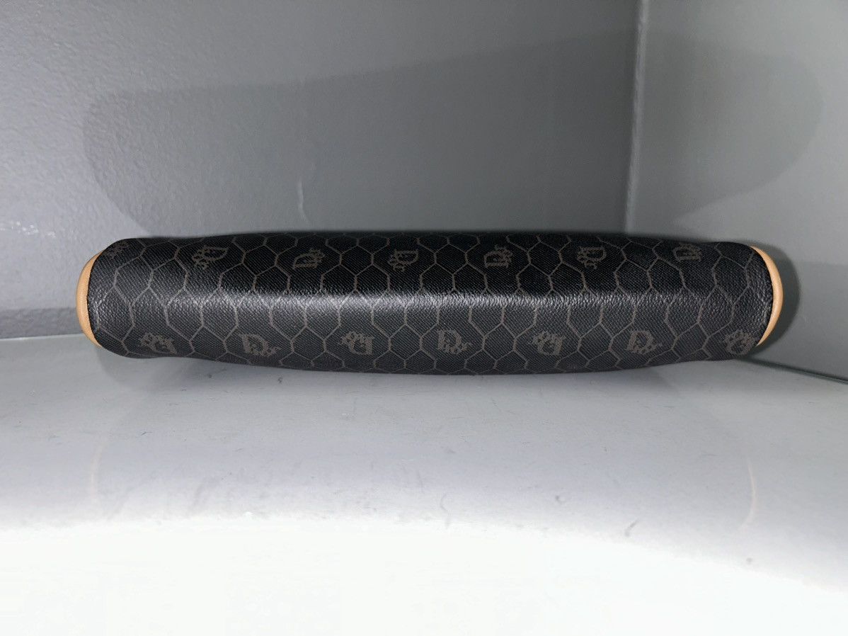 Dior Christian Dior Brown Honeycomb Clutch Bag Size ONE SIZE - 9 Thumbnail