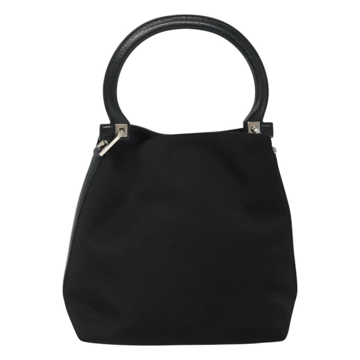 Salvatore Ferragamo Salvatore Ferragamo Hand Bag Canvas Black Size ONE SIZE - 13 Thumbnail