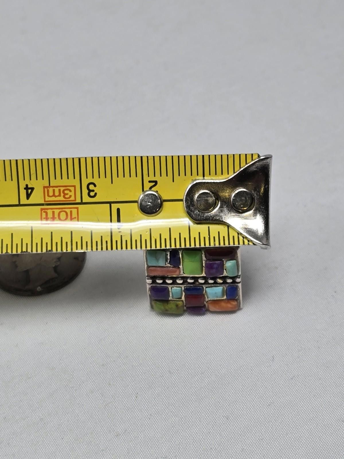 Studio D'Artisan Vintage Handmade 925 Sterling Silver Artisan Earrings Size ONE SIZE - 4 Thumbnail