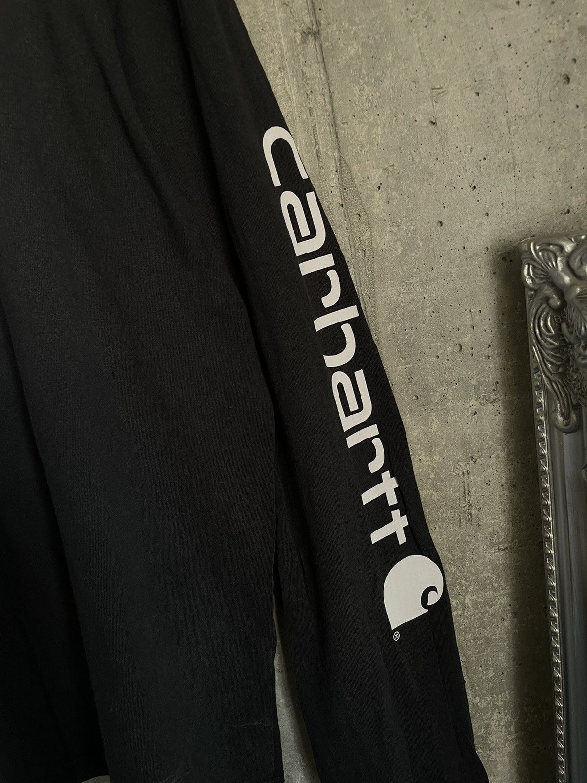 Carhartt Vintage Carhartt Faded Longsleeve Big Logo Workwear Y2k Size US L / EU 52-54 / 3 - 4 Thumbnail