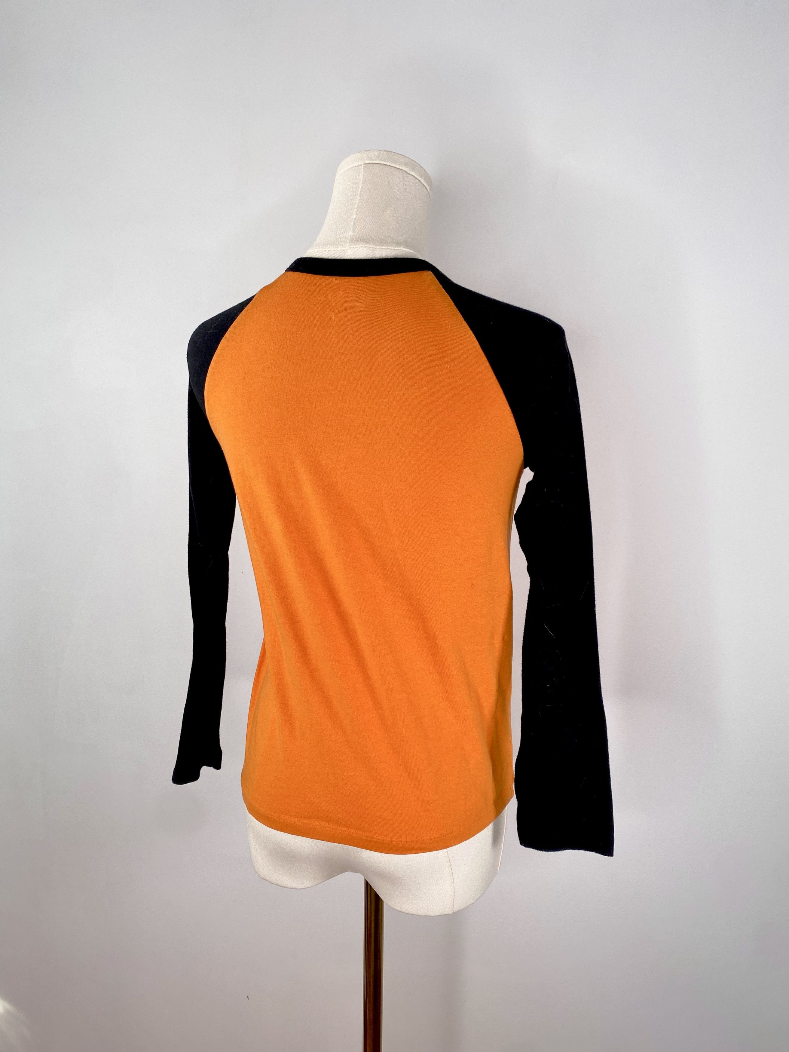 Disney Nightmare Before Christmas by Tim Burton Orange Baseball Tee Size ONE SIZE - 6 Thumbnail