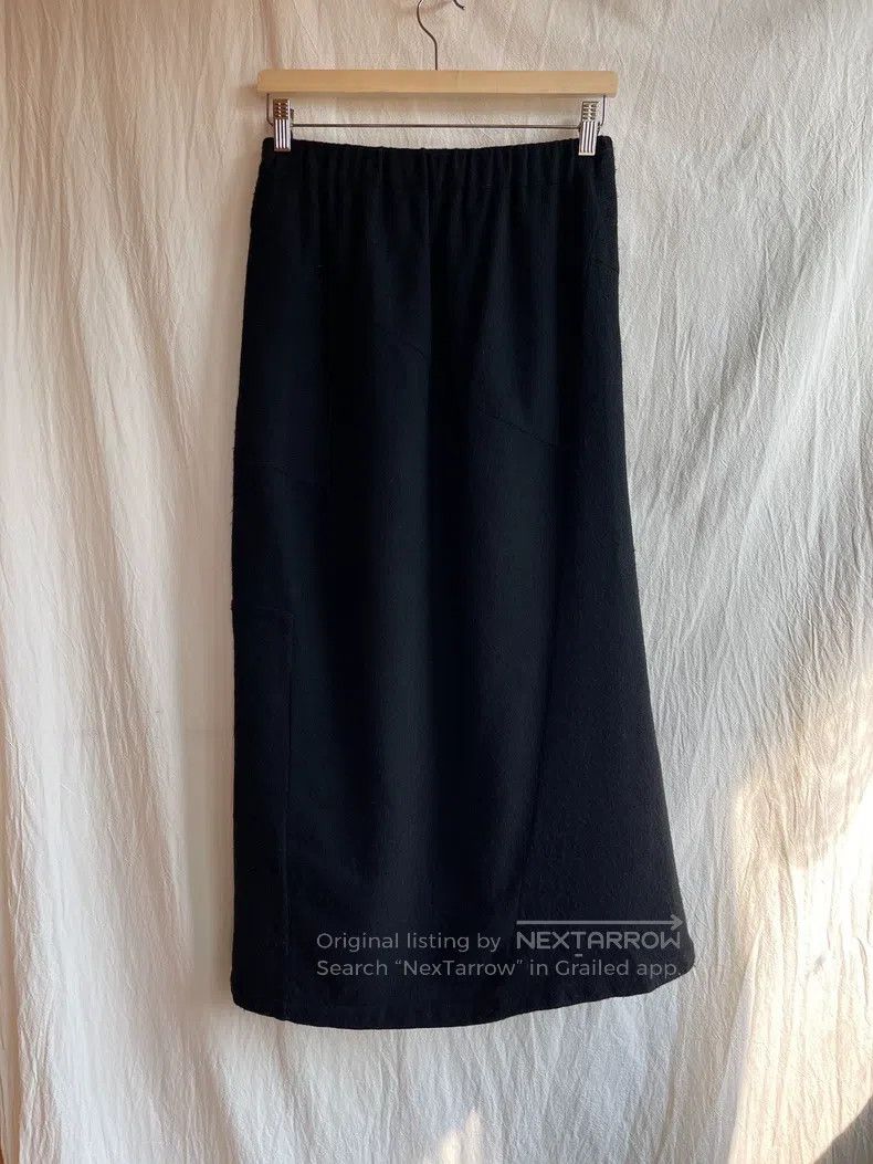 Comme des Garcons Comme Des Garcons size F Black felted wool structure long Size 24" / US 00 / IT 34 - 7 Thumbnail