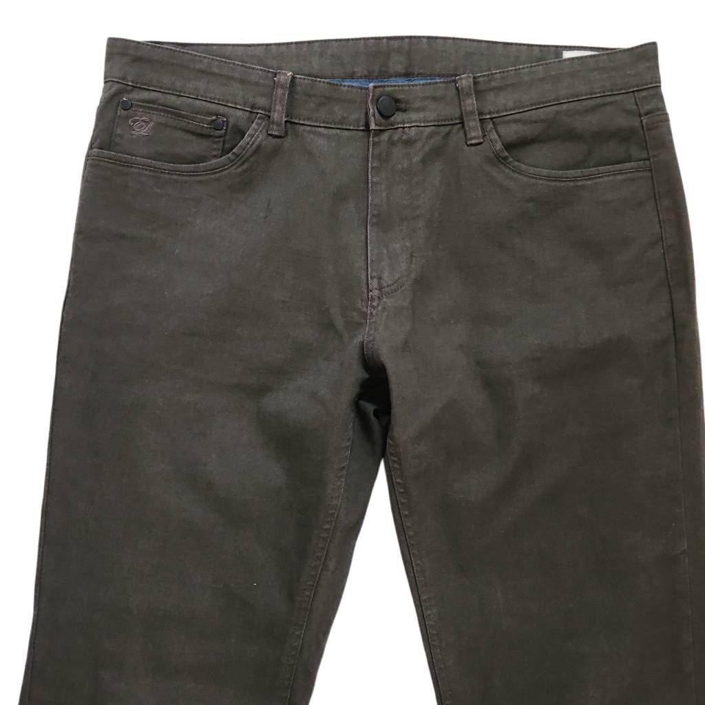 English Laundry English Laundry Men's Size 36 x 32 Dark Olive Green Brown Relaxed Jeans Size US 36 / EU 52 - 5 Thumbnail