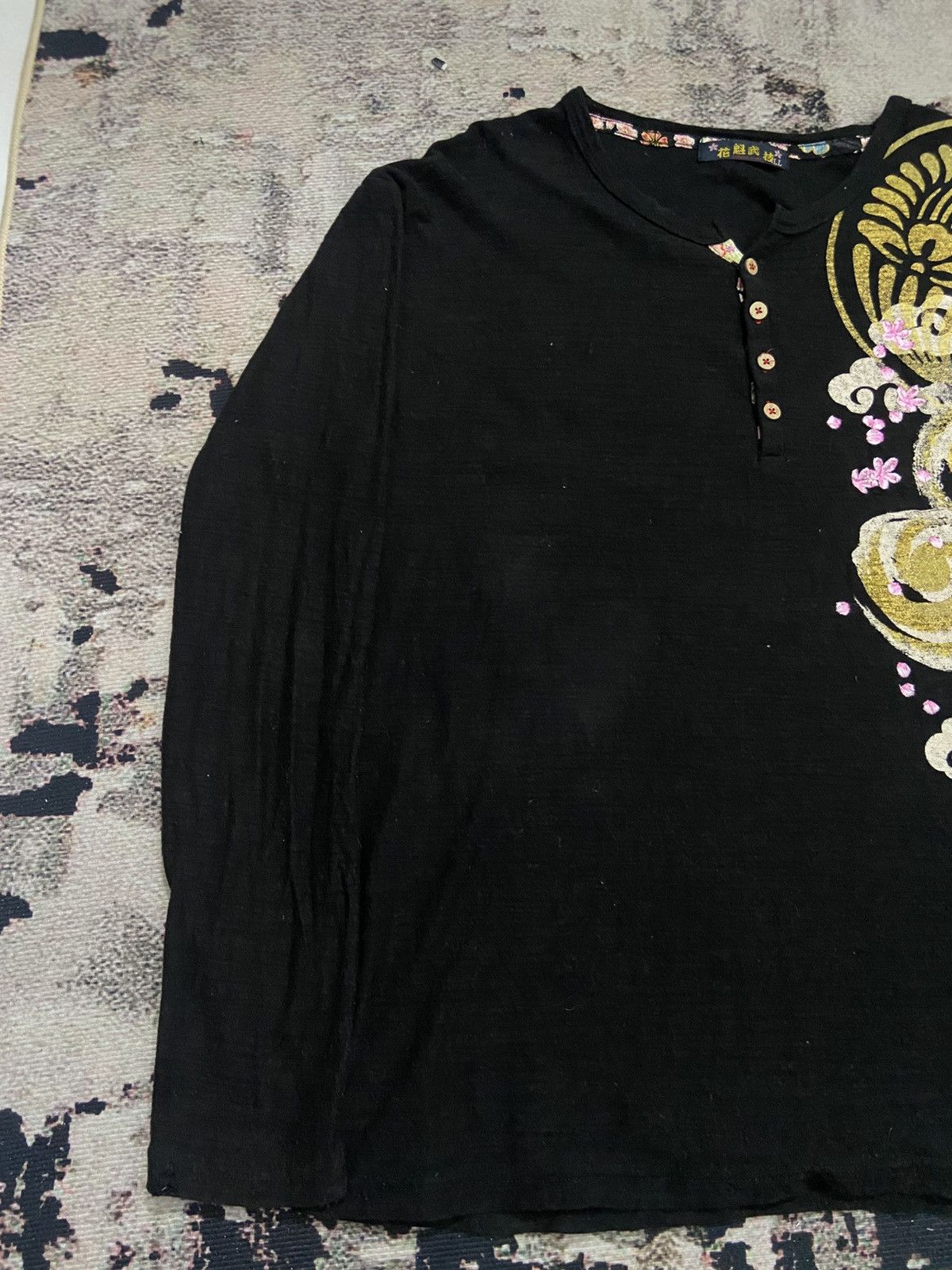 Japanese Brand Hana Tabigakudan Dragon Longsleeve Tee 🐉 Size US L / EU 52-54 / 3 - 6 Thumbnail