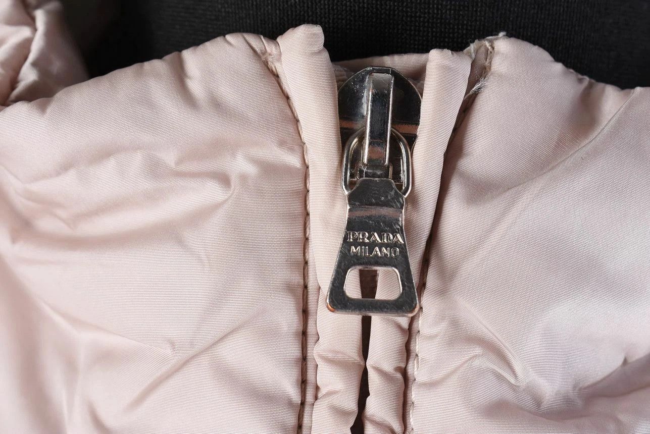 Prada Women's Prada Art. 280623 Down Puffer Jacket Nude Pink Beige Size US M / EU 48-50 / 2 - 3 Thumbnail