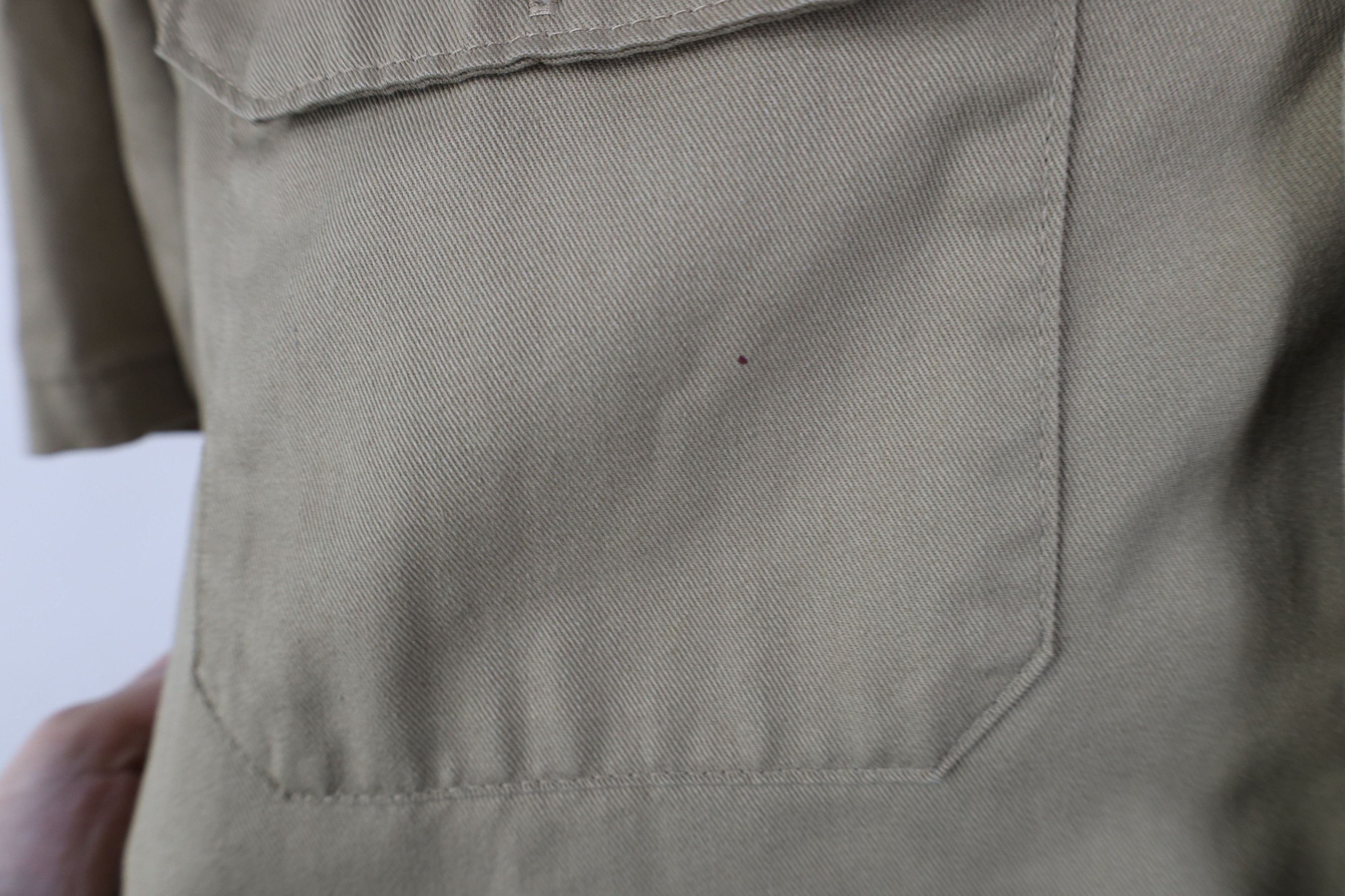 Dickies Vintage 90s Dickies Mechanic Button Shirt Khaki Brown USA Size US XL / EU 56 / 4 - 5 Thumbnail