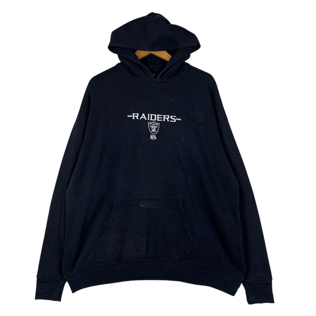 NFL 🔥 Vintage Nfl Raiders Hoodies Size US XL / EU 56 / 4 - 1 Thumbnail