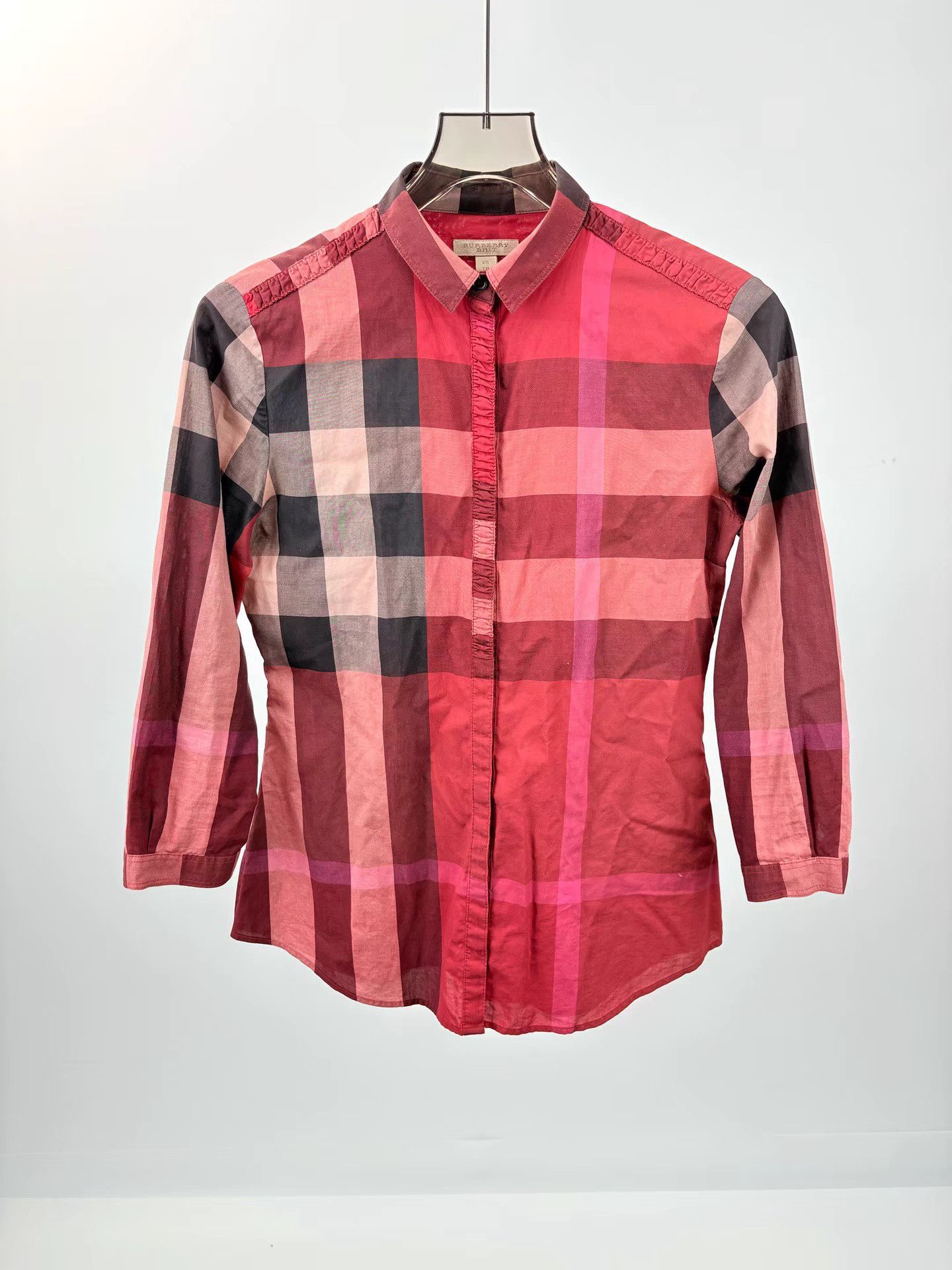 Burberry BURBERRY Check Long Sleeve Shirt K1 Size US XS / EU 42 / 0 - 1 Thumbnail