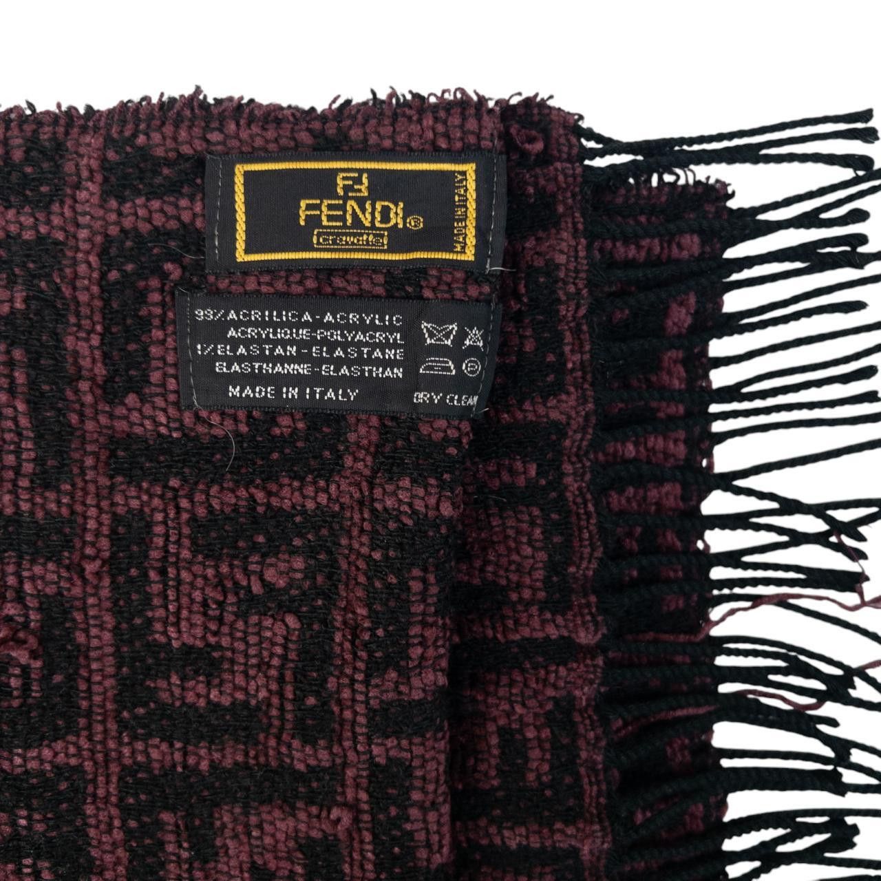 Fendi Vintage Fendi Monogram Tassel Scarf Size ONE SIZE - 4 Thumbnail