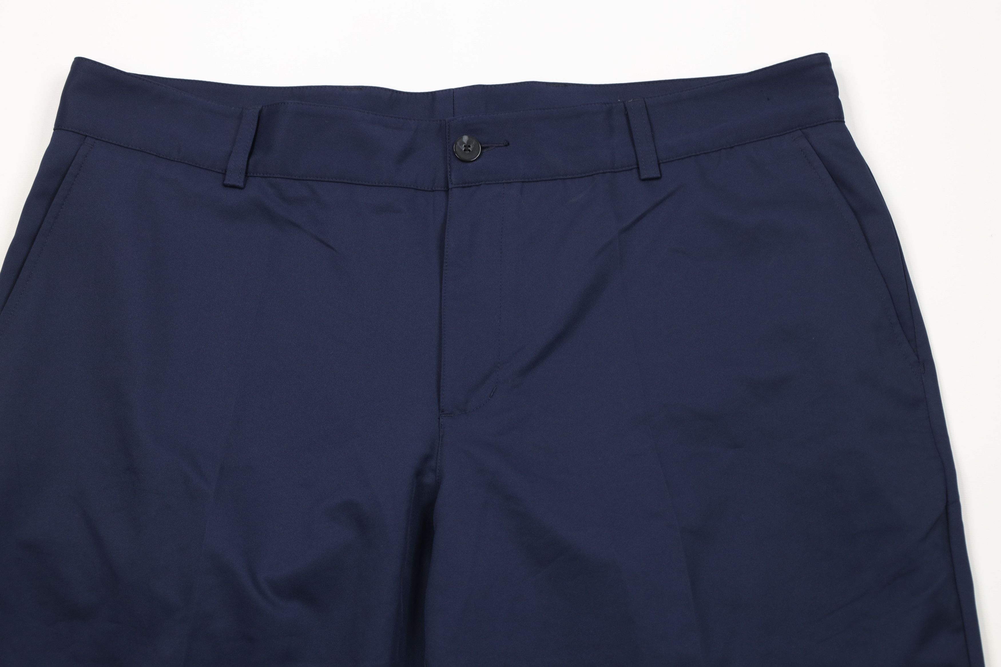 Adidas Vintage Y2K Adidas Golf Spell Out Wide Leg Chino Pants Blue Size US 38 / EU 54 - 2 Thumbnail
