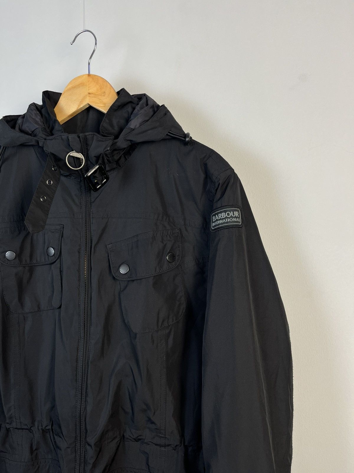 Barbour Barbour International Waterproof Nylon Parka Jacket Size L / US 10 / IT 46 - 3 Thumbnail