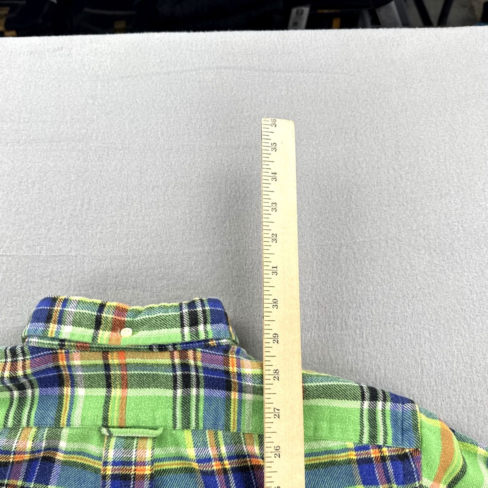 Ralph Lauren VINTAGE Ralph Lauren Shirt Mens S Plaid Flannel Button Down Long Sleeve Classic Fit Size US S / EU 44-46 / 1 - 5 Thumbnail
