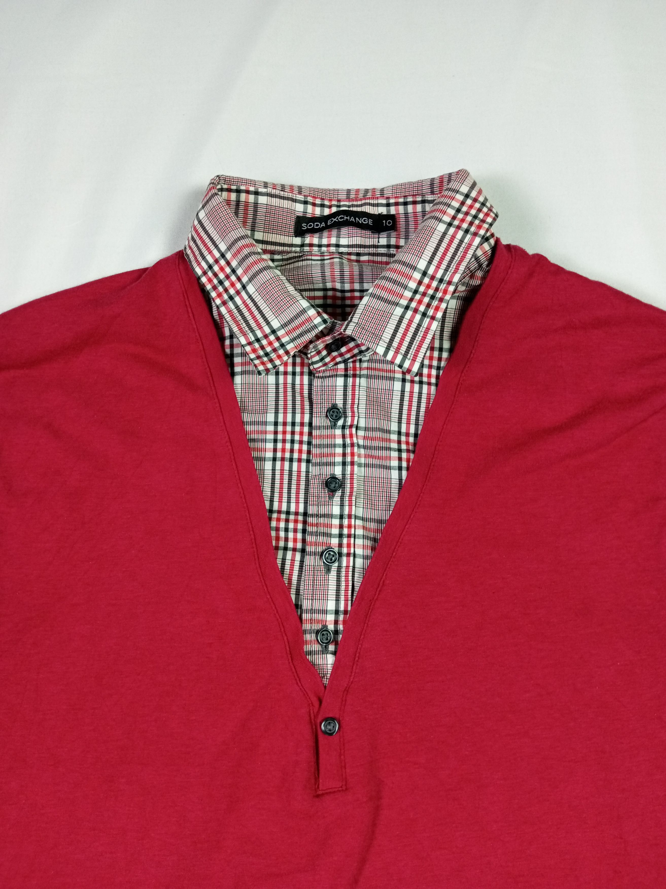 Japanese Brand Soda Exchange Millenial Style Double layer Oxford longsleeve Size US L / EU 52-54 / 3 - 2 Thumbnail