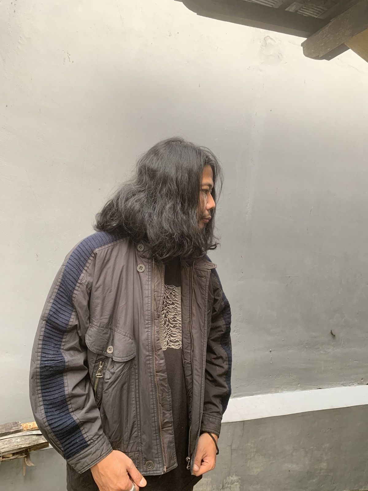 If Six Was Nine Vintage Panelled Flight Jacket Multi Pocket Double Collar Size US M / EU 48-50 / 2 - 3 Thumbnail
