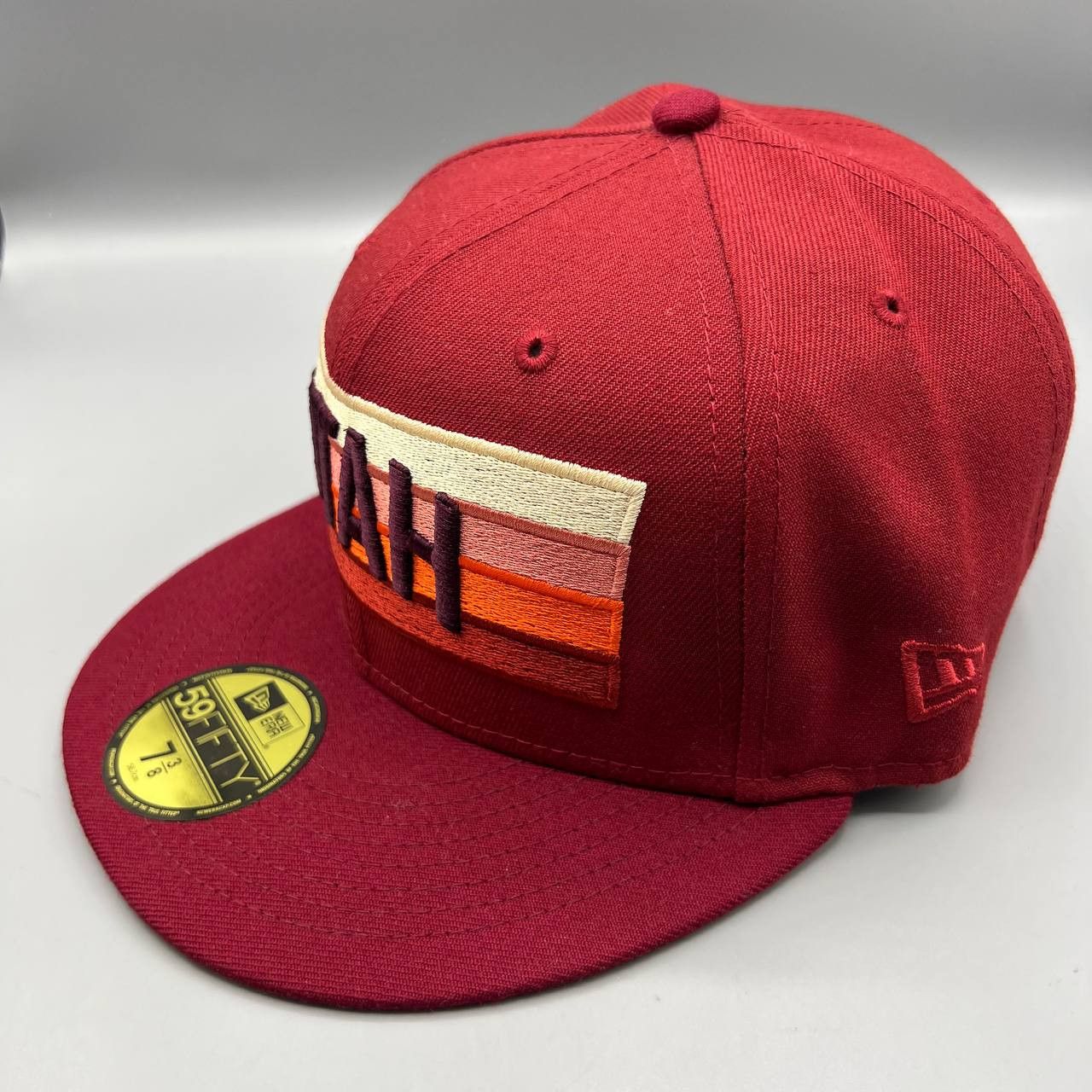 New Era Utah Jazz Hat Men 7 3/8 Embroidered 59Fifty New Era Fitted Size ONE SIZE - 4 Thumbnail
