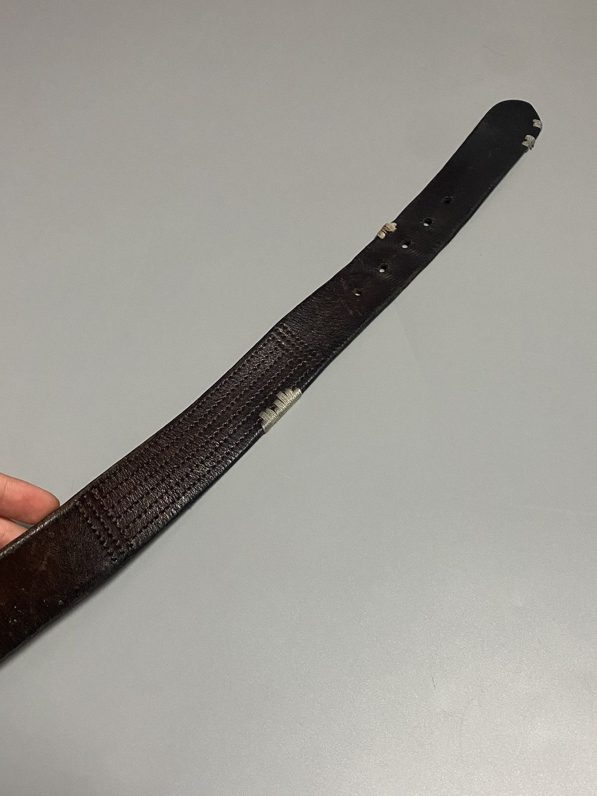 Diesel Diesel RARE avant-garde vintage leather belt designer Size 38 - 7 Thumbnail