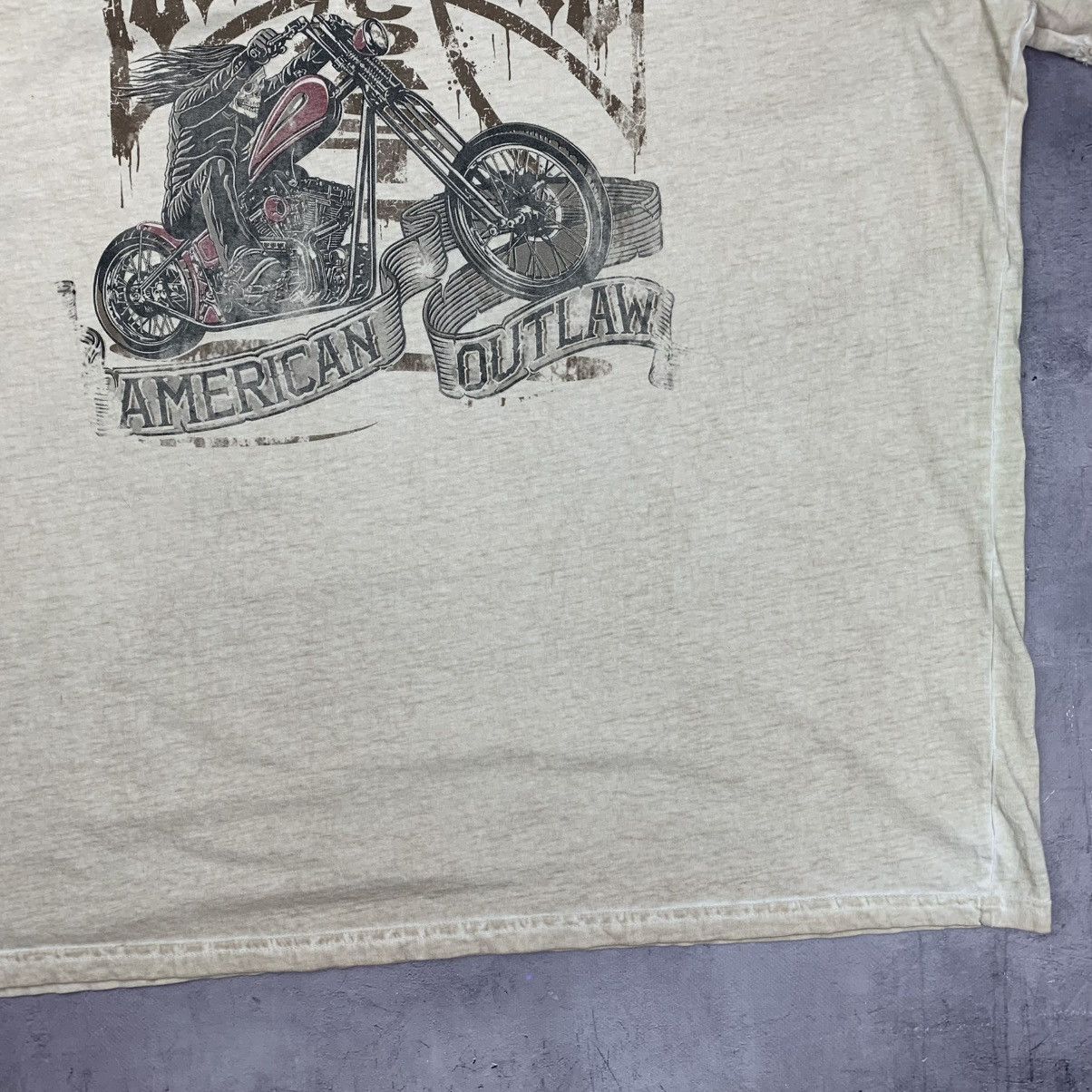 West Coast Choppers Rare! West Choppers American Outlaw Vintage Big Logo Tee Size US XXL / EU 58 / 5 - 14 Thumbnail