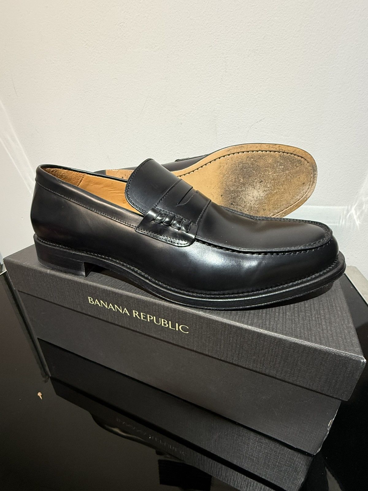 Banana Republic Banana Republic | Leather Penny Loafer Size US 11.5 / EU 44-45 - 7 Thumbnail