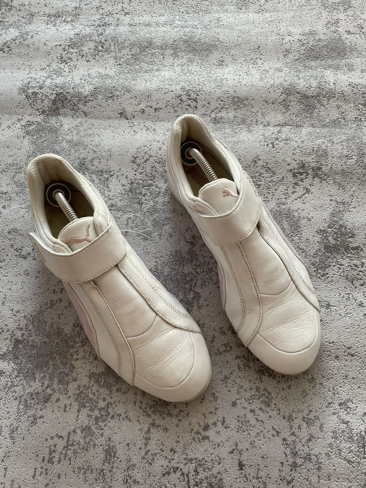 Japanese Brand Vintage Puma Futuristic Y2K Leather Shoes Size US 7 / IT 37 - 4 Thumbnail