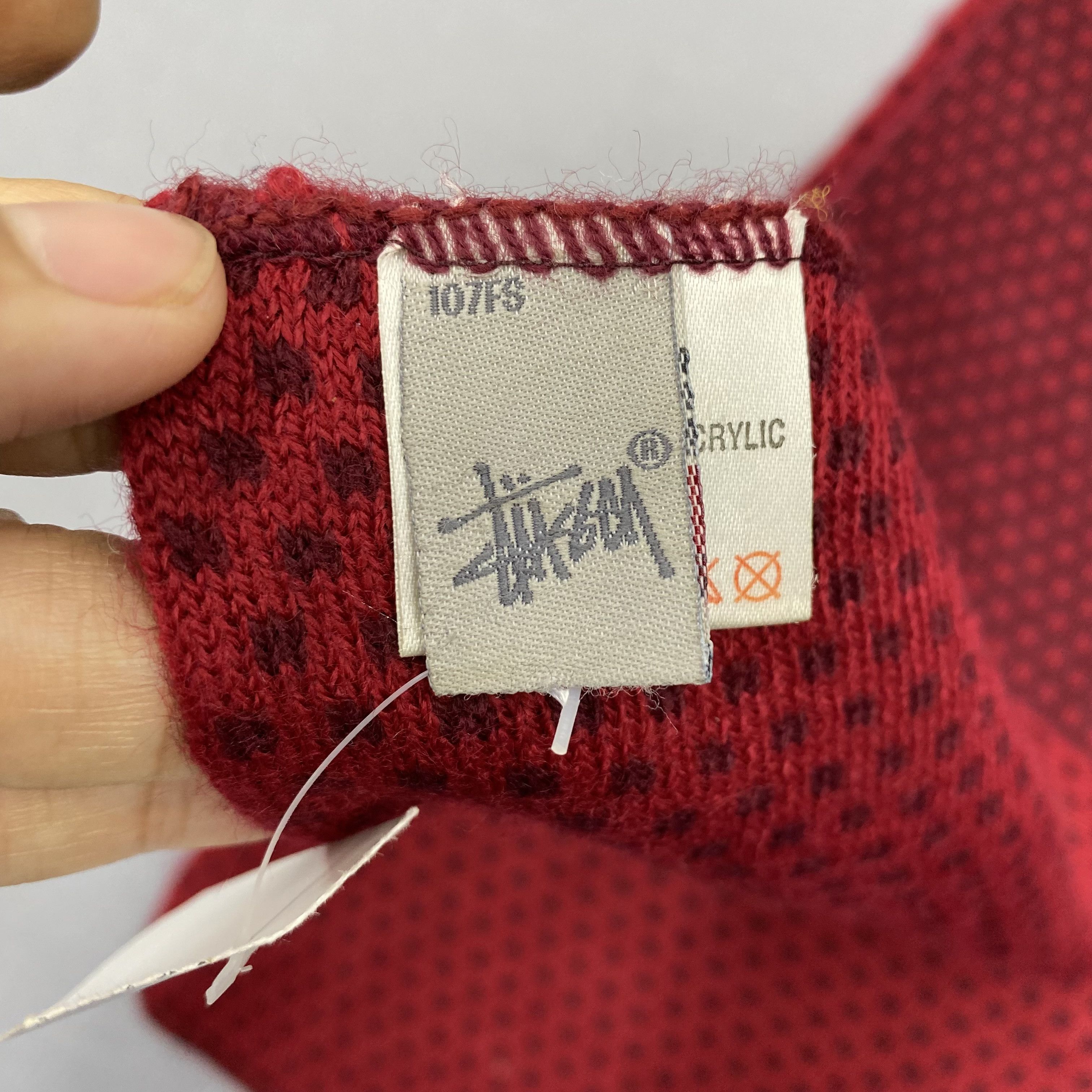 Stussy Vintage Stussy Scarf Polka Dot Muffler Wool Scarves Size ONE SIZE - 4 Thumbnail